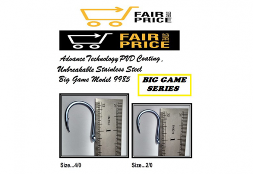 9985 Unbreakable PVD coating hook