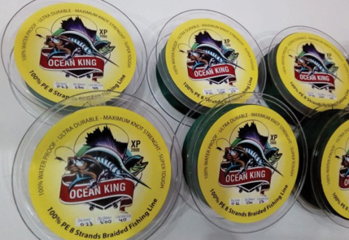 XP2000-(8-Strands-Braided-Fishing-Line---Green-Color)-500m-f1