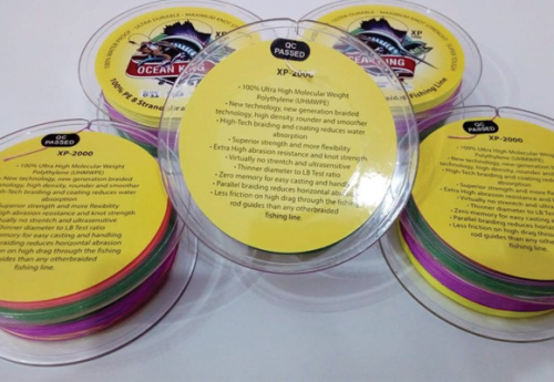 XP2000-(8-Strands-Braided-Fishing-Line---Multi-Color)-500m-f2